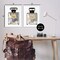 Stupell Industries Gray Gold Parfum Bottle 2 pc Framed Giclee Wall Art Set Design by Carol Robinson